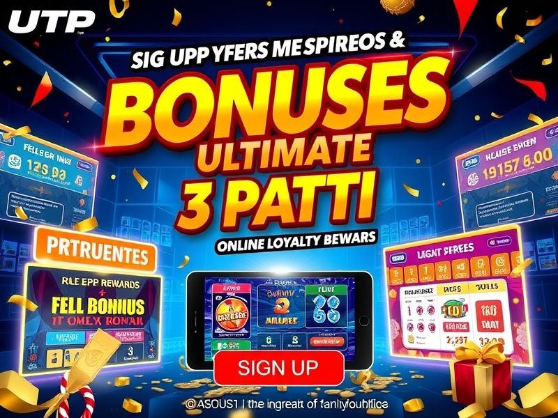 UTP Ultimate 3 Patti is the perfect destination for playing the classic Indian card game with friends and winning real rewards!